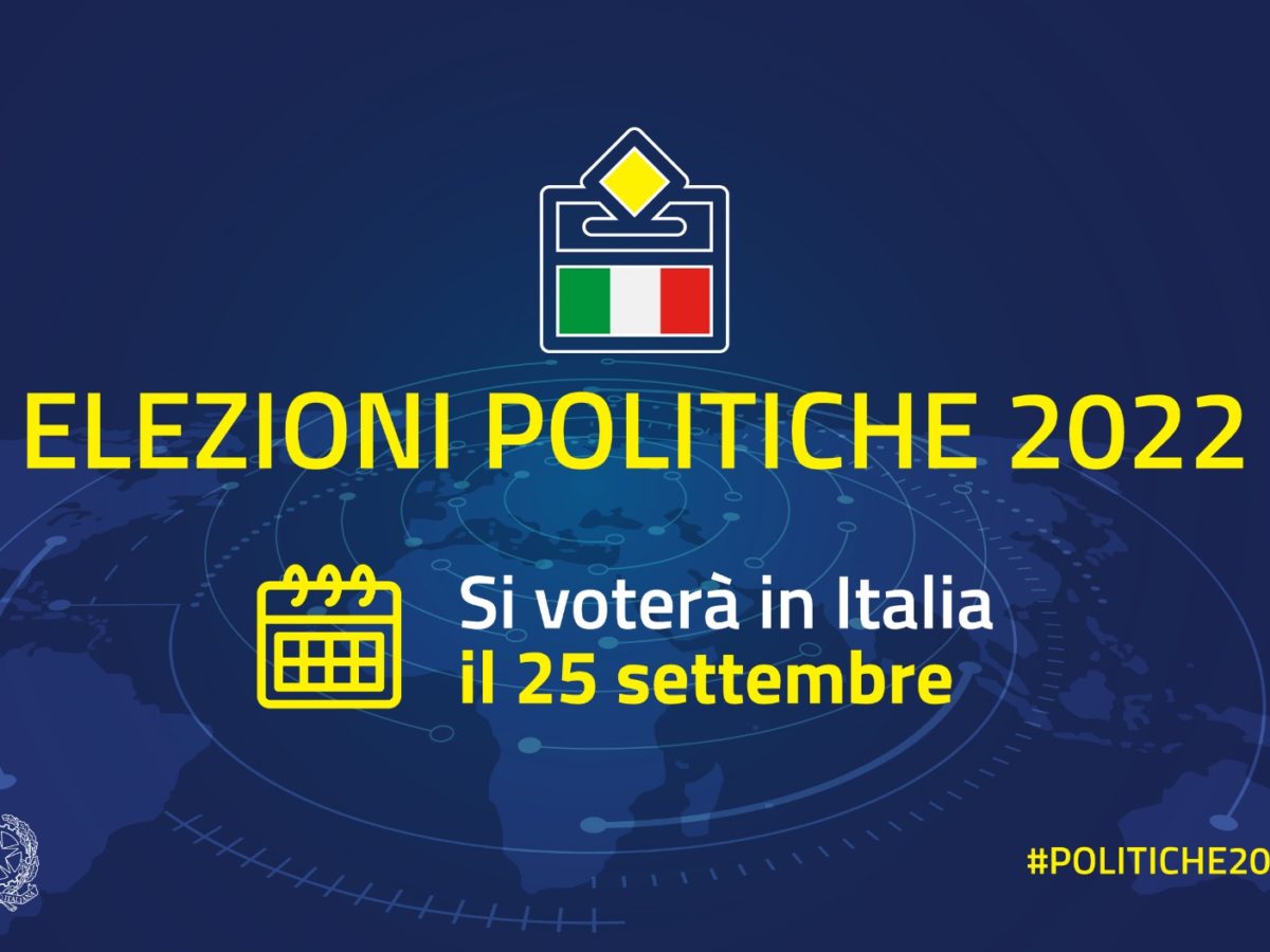 Elezioni politiche del 25 settembre 2022