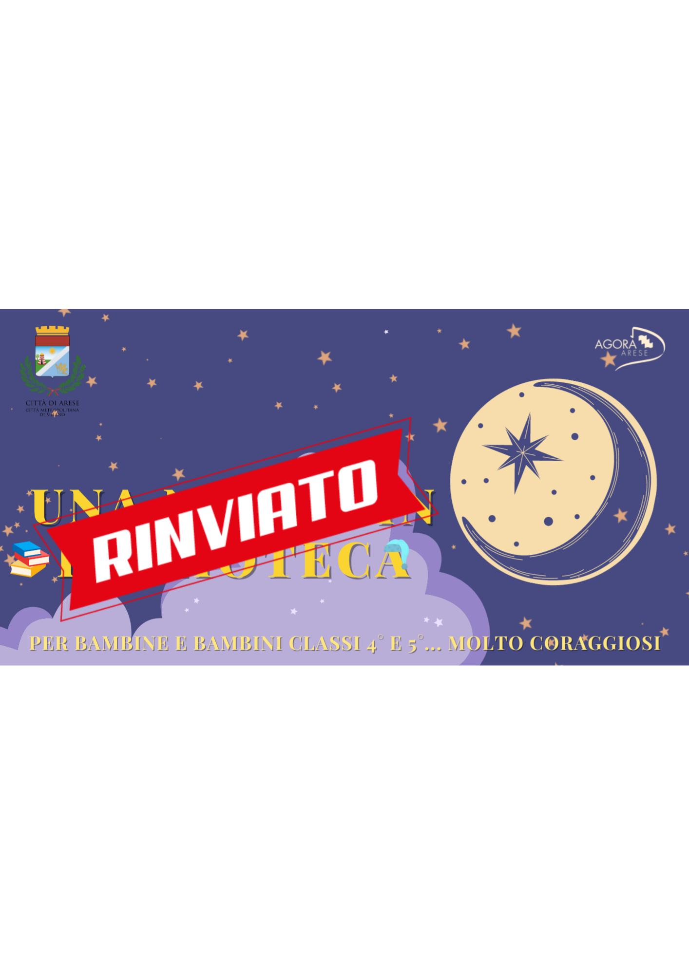 Notte in biblioteca – RIMANDATA A DATA DA DESTINARSI