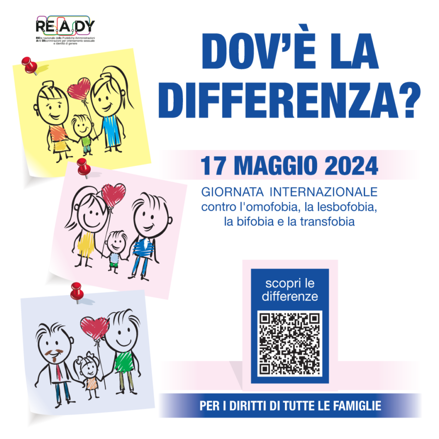 Giornata Internazionale contro l’omofobia, la lesbofobia, la transfobia e la bifobia