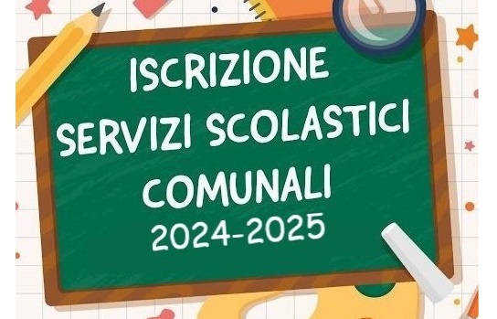 Servizi scolastici a.s. 2024/25 – Riapertura dei termini